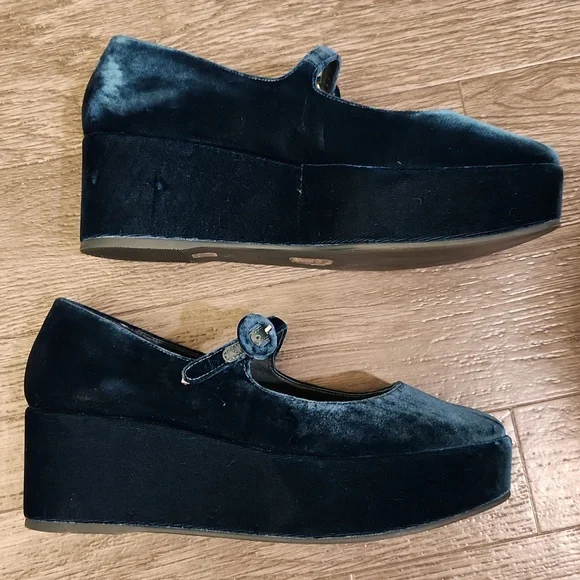 Larroude Blair Flatform Mary Janes Size 8 - Picture 10 of 11